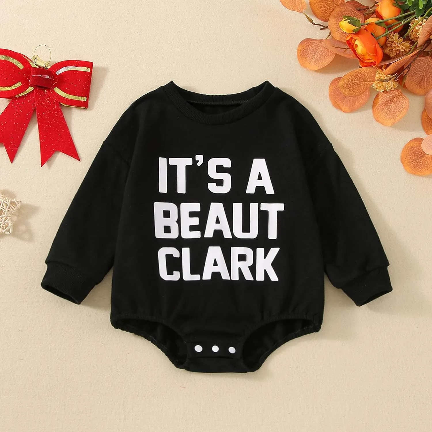 Baby Girl Boy Christmas Outfit My First Christmas Sweater Sweatshirt Shirt Bubble Romper Onesie Santa Clothes