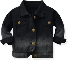 Baby Toddler Girls Basic Denim Jacket Girls' Trucker Jacket Boys Denim Trucker Jacket Toddler Clothes