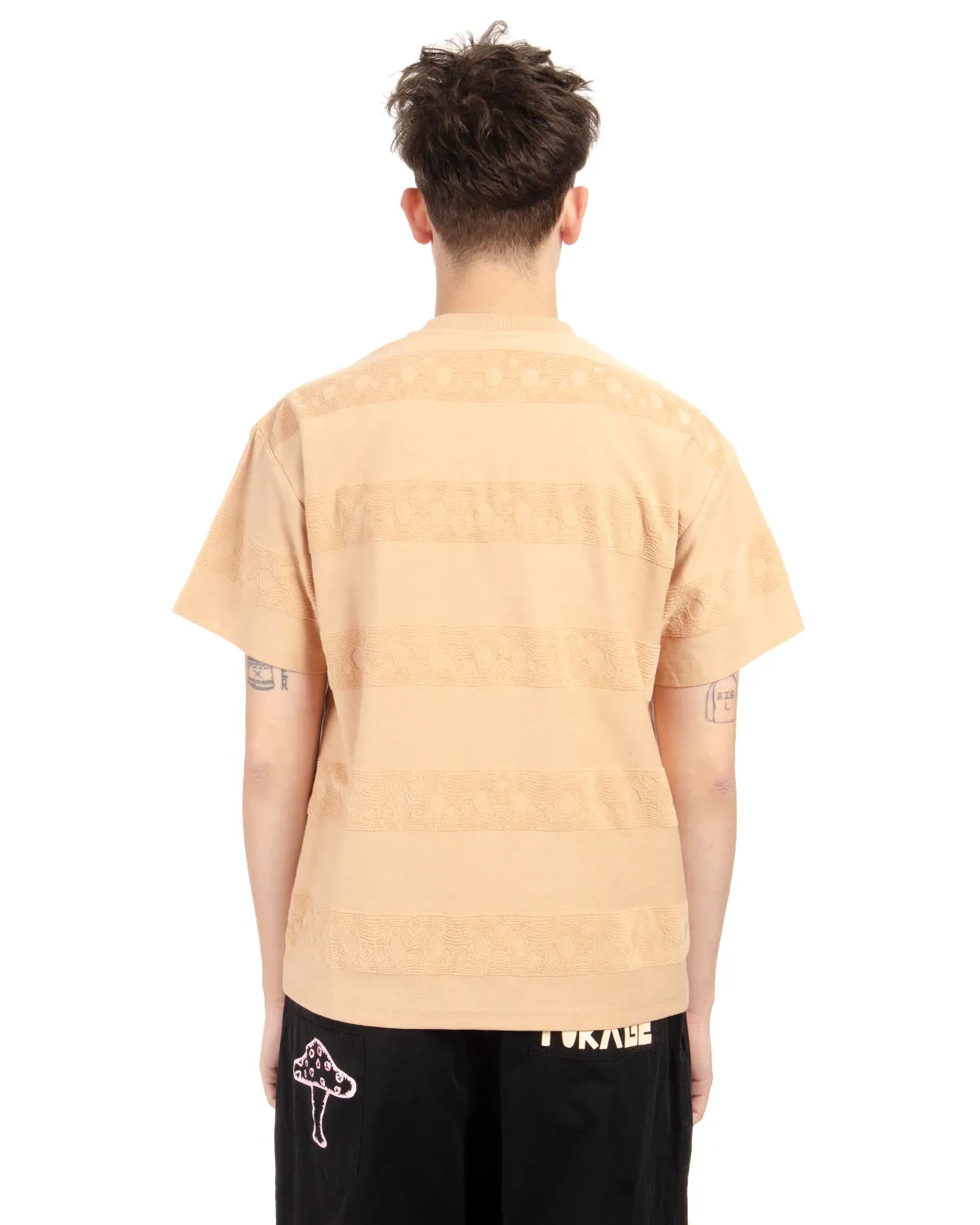 Bubble Burnout T-Shirt - Peach