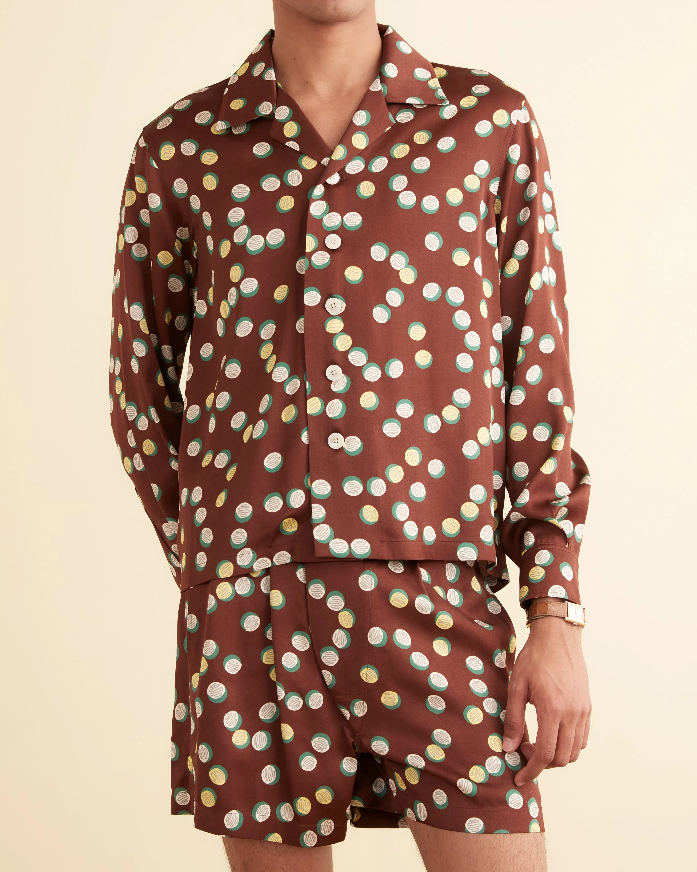 Bubble Dot Long Sleeve Shirt