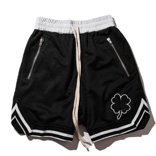 Casual Five-Point Embroidery Shorts