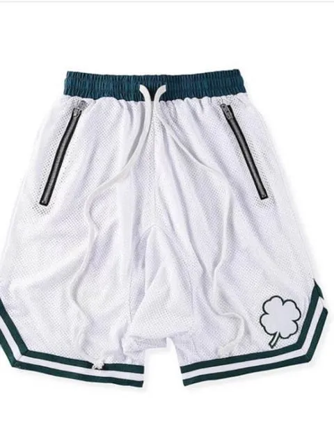 Casual Five-Point Embroidery Shorts