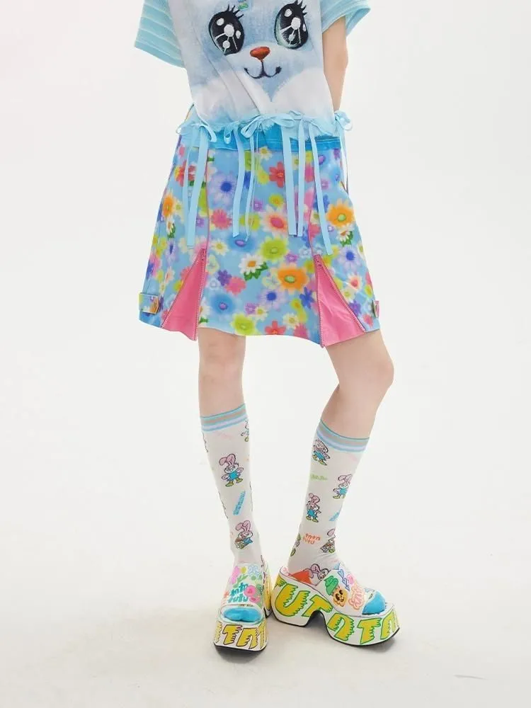 Flower A-line skirt【s0000002950】