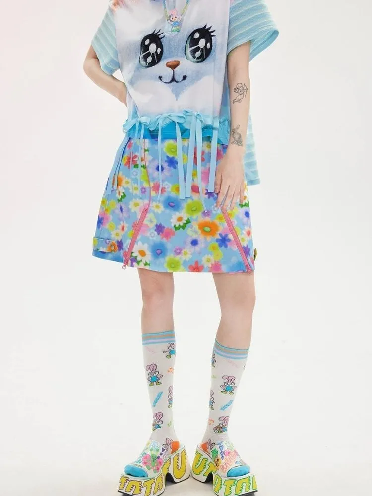 Flower A-line skirt【s0000002950】