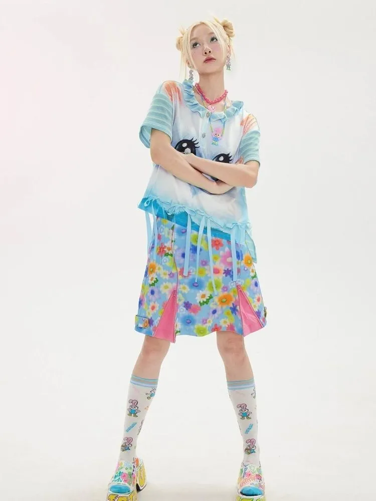 Flower A-line skirt【s0000002950】