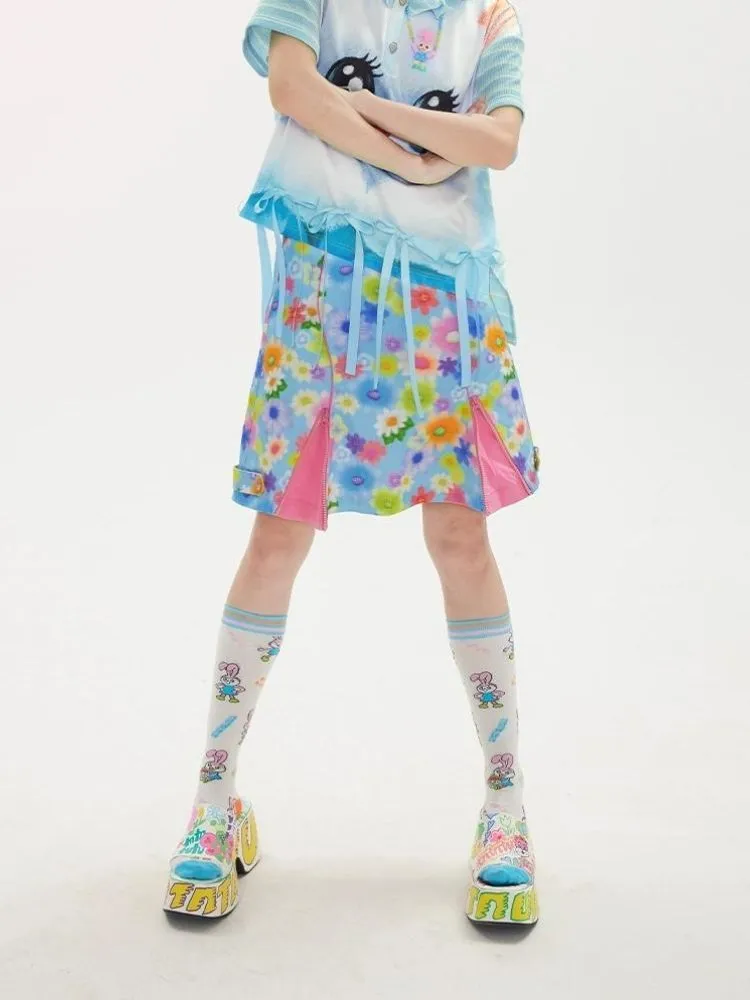 Flower A-line skirt【s0000002950】