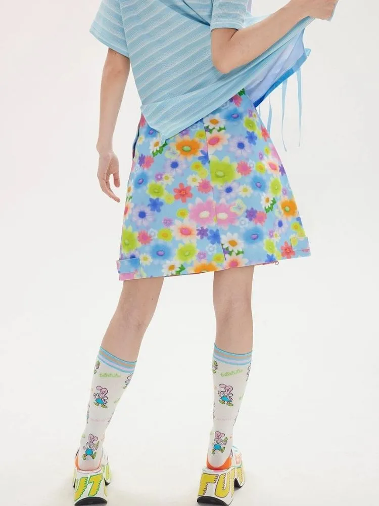 Flower A-line skirt【s0000002950】