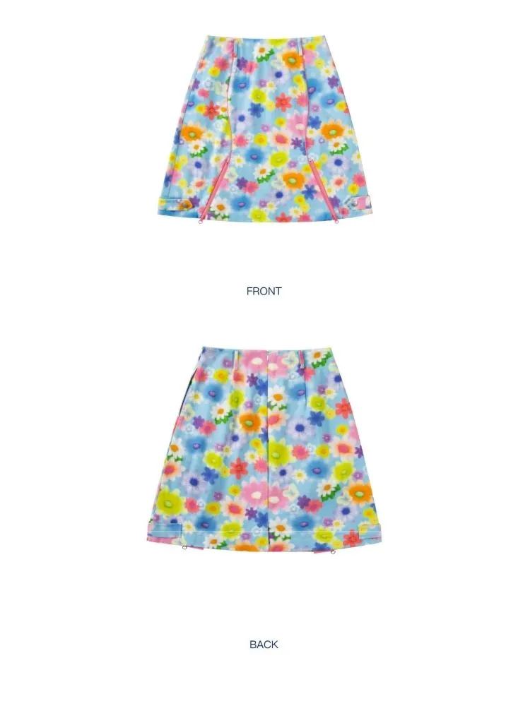 Flower A-line skirt【s0000002950】