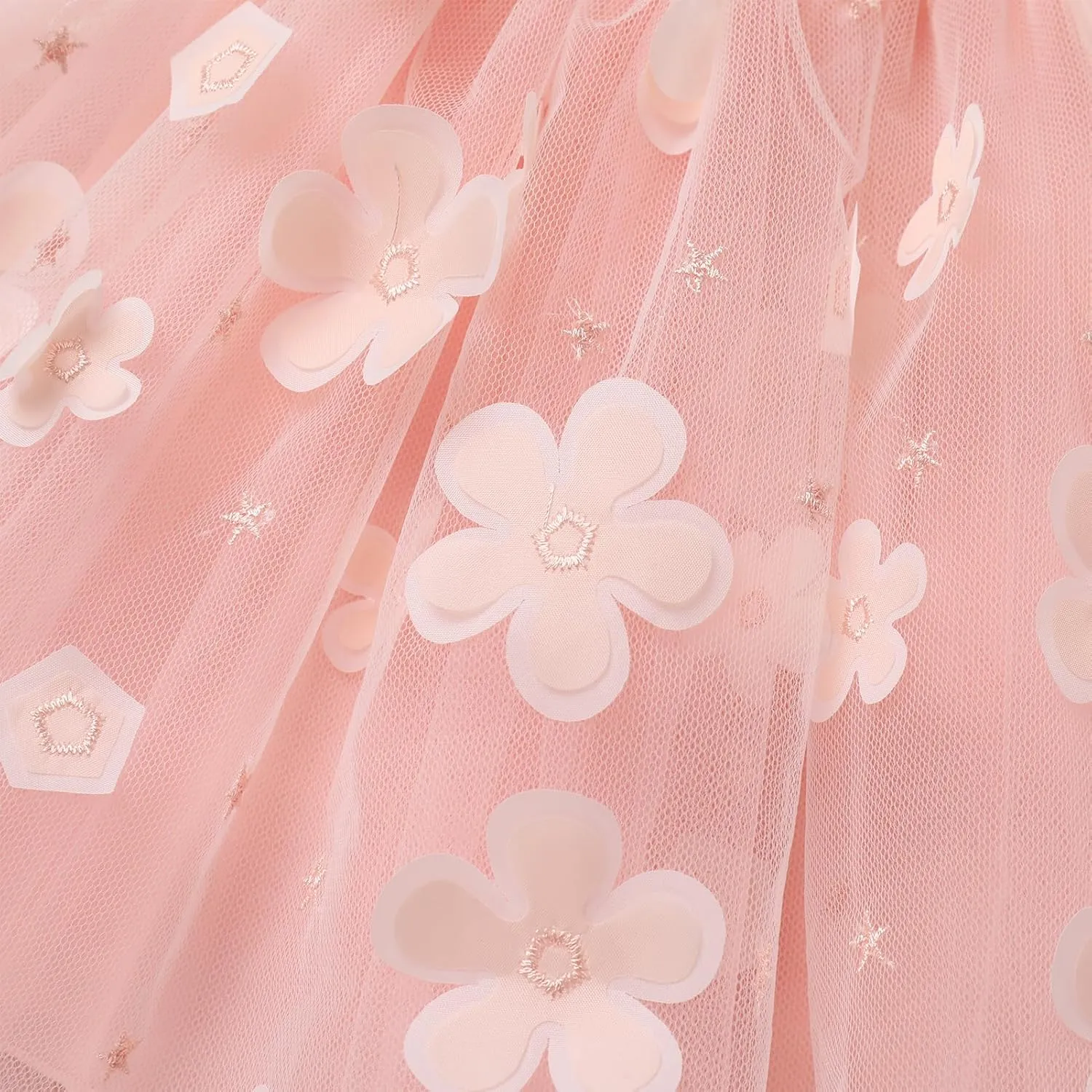 IMEKIS Toddler Girls Flower Dress High Low Tulle Formal Wedding Party Easter Dresses Birthday Cake Smash Photo Shoot