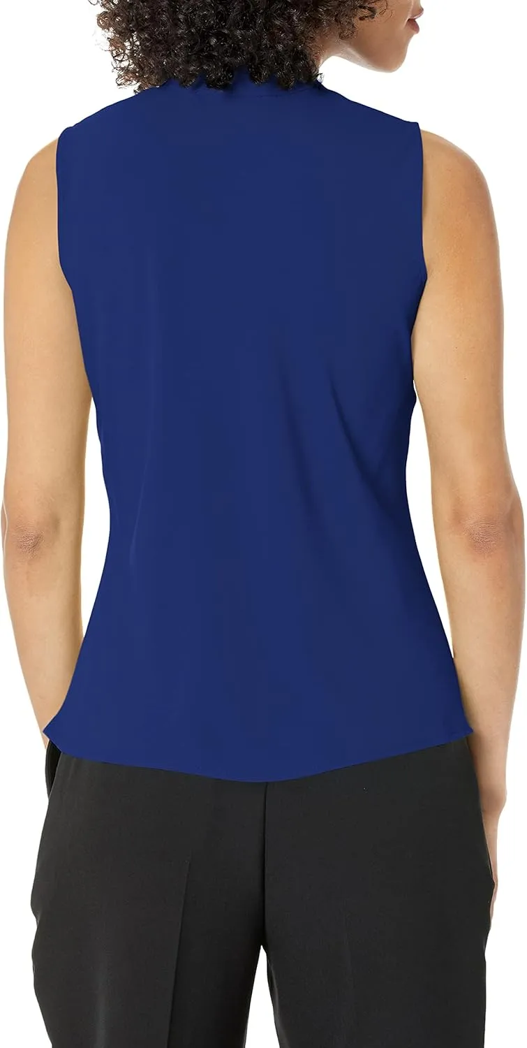 Kasper Women's Tie Front Blouse