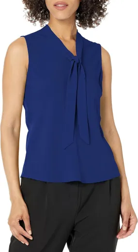 Kasper Women's Tie Front Blouse