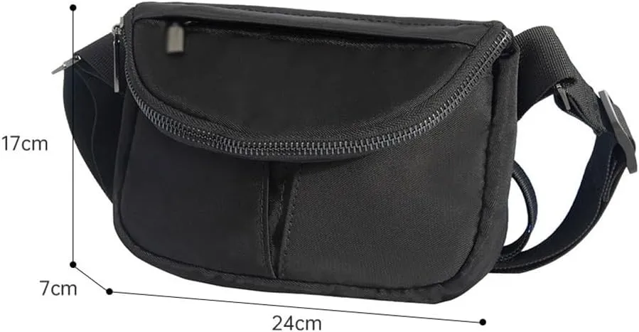Korean Version Large Capacity Crossbody Bag Oxford Cloth Waterproof Outdoor Men's Shoulder Bag(Medium)