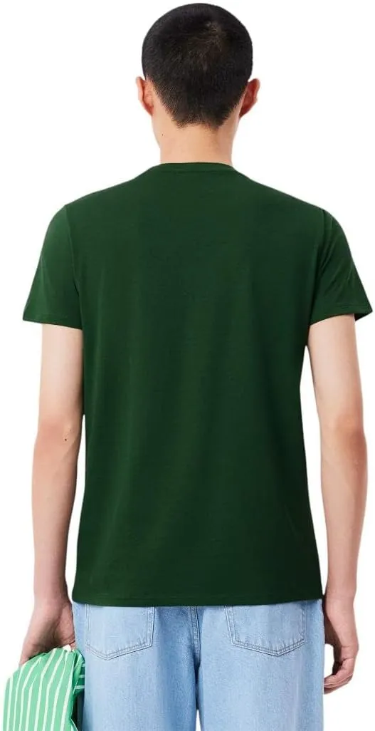 Lacoste Men's Short Sleeve Crew Neck Pima Cotton Jersey T-Shirt