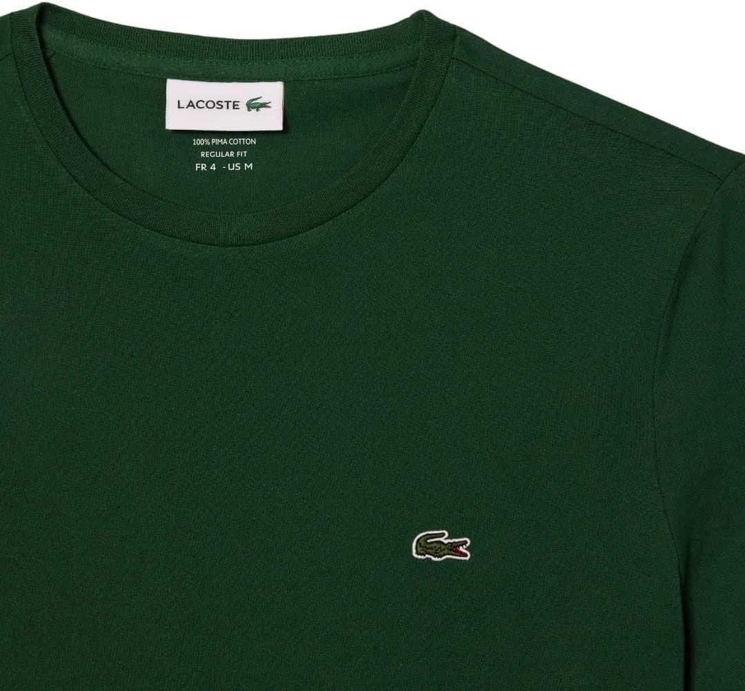 Lacoste Men's Short Sleeve Crew Neck Pima Cotton Jersey T-Shirt