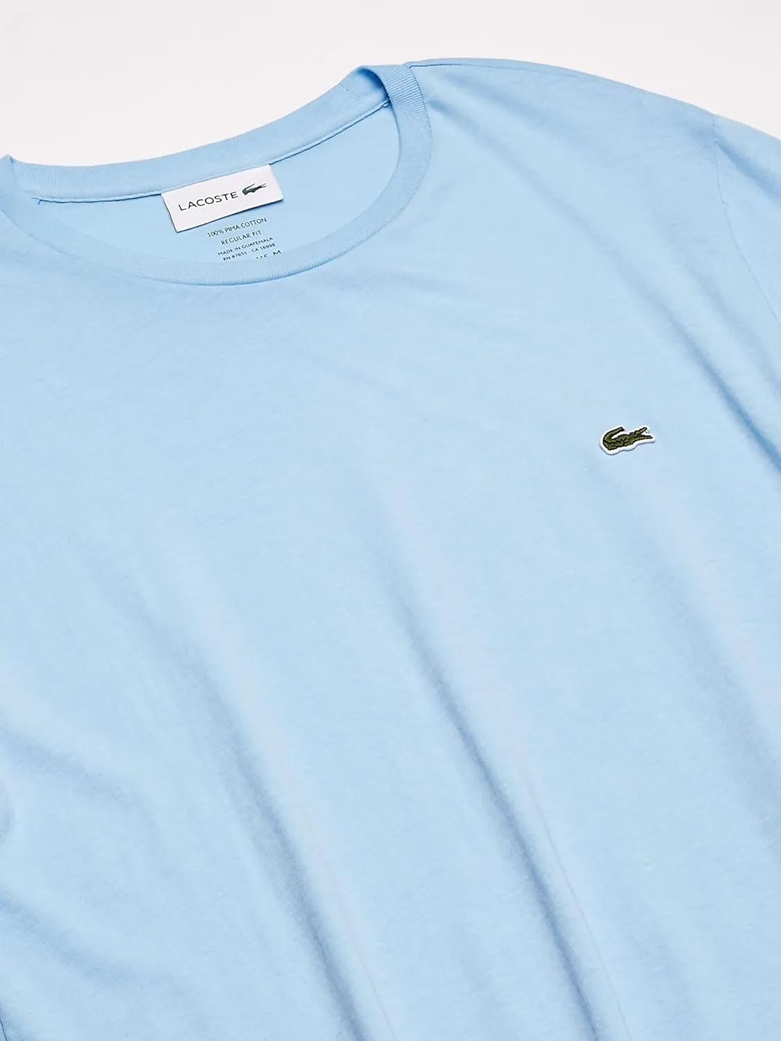 Lacoste Men's Short Sleeve Crew Neck Pima Cotton Jersey T-Shirt