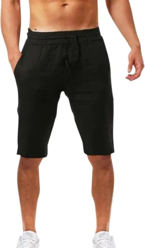 LCMTWX Mens Shorts 2024 Pockets Drawstring Mid Casual Solid Waist Shorts Color Men's Casual Shorts Mens Gym Workout Clothes
