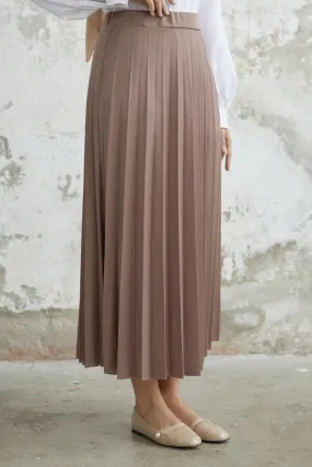 MDS Women Luisa Beli Rubber-Banded Skirt - Milky Coffee - Pinotepa