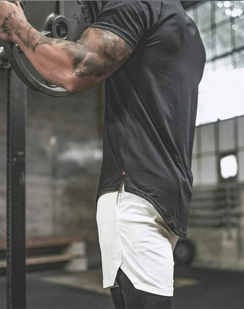 Mens Workout Athletic Shorts 7 inch Inseam Quick Dry Hiking Shorts Men Lightweight Sports Gym Shorts Running
