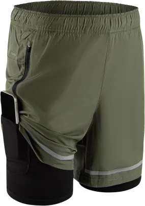Motion Men's Athletic Shorts Quick Dry Workout Training Shorts 7" Compression Lining Sports Running Hiking Basketball Shorts