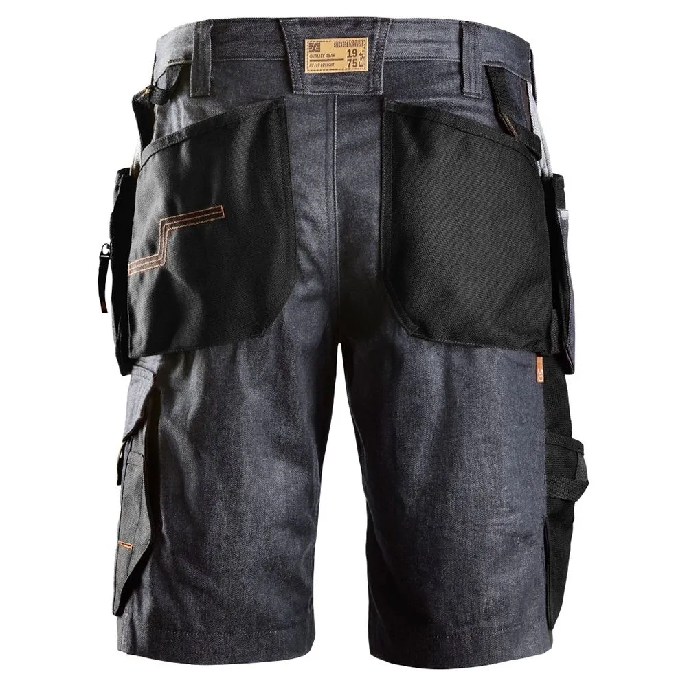 Snickers&#x20;6104&#x20;RuffWork,&#x20;Denim&#x20;Work&#x20;Shorts&#x2B;&#x20;with&#x20;Holster&#x20;Pockets
