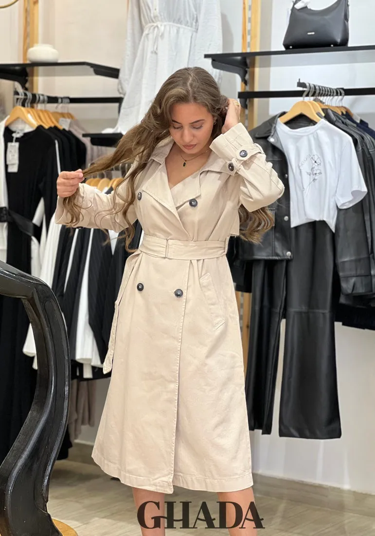Trench-coat beige