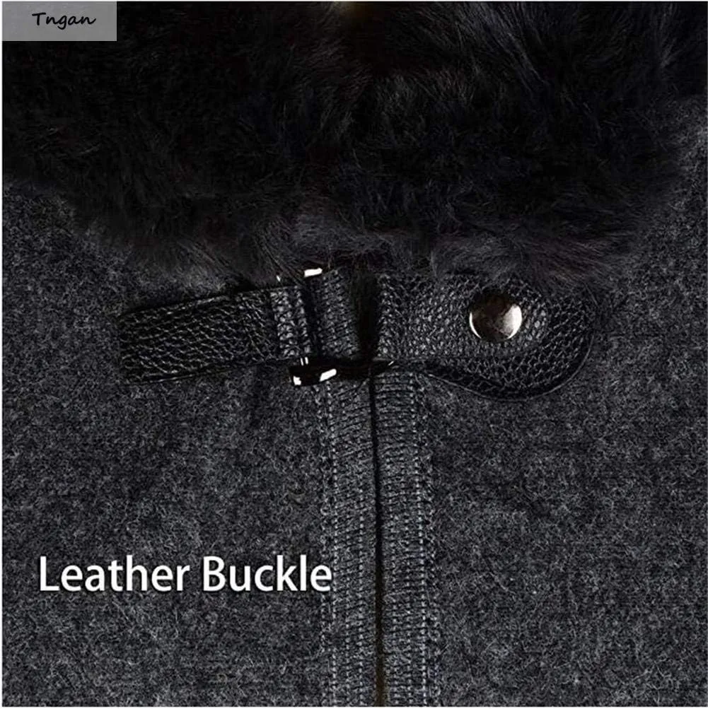 Women's Cardigan Shawl Cape Cloak Winter Warm Hoodie Cardigan Coat