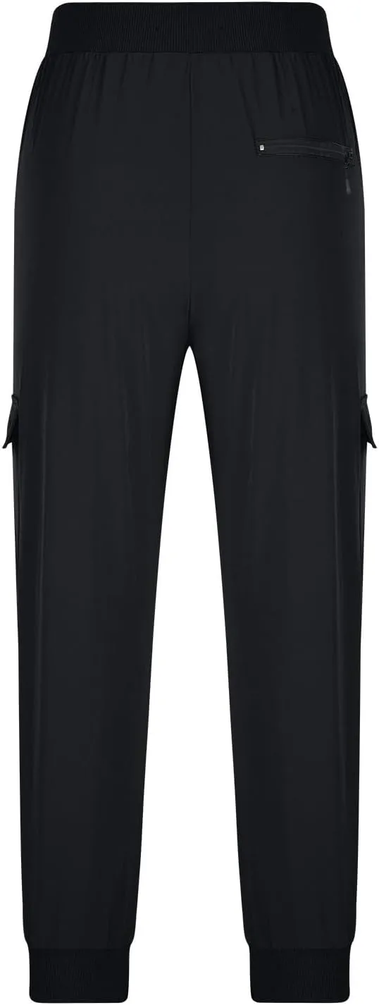 Women's Cargo Joggers Lightweight Quick Dry Hiking Pants Athletic Lounge Casual Travel Petite/Regular/Tall