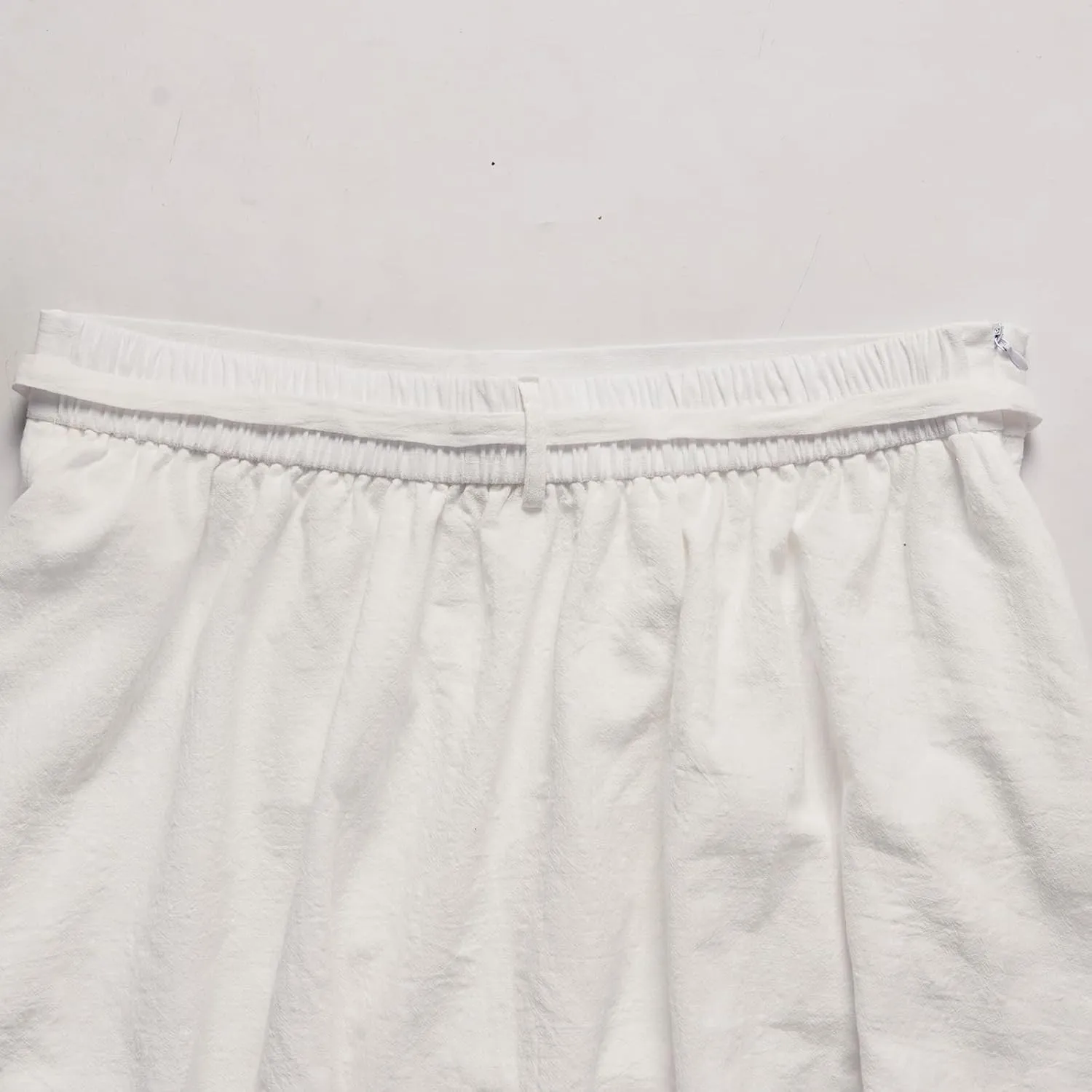Womens Linen Skirt Elastic Waist A-Line Maxi Skirt with Pockets