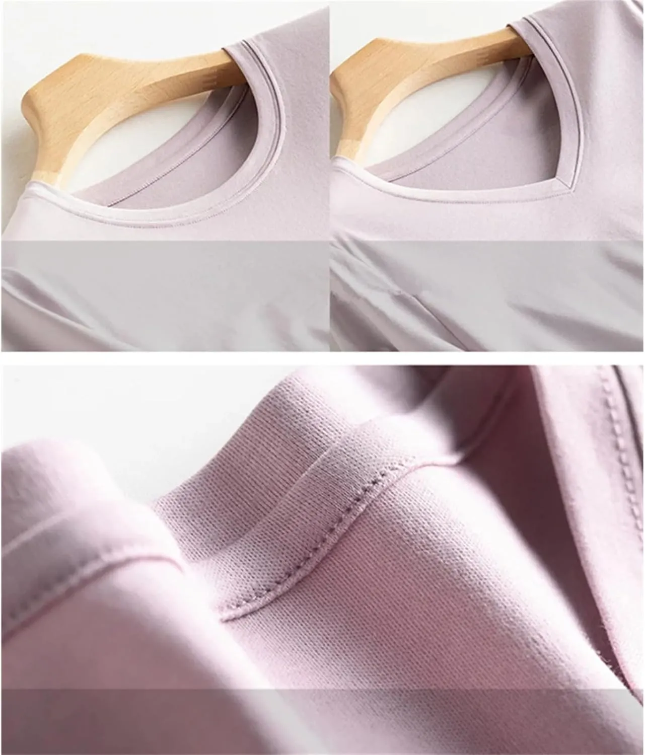 Women's Silk Cotton T Shirt Women T-Shirt Loose V Neck Slim Short Sleeve Top Casual Shirts